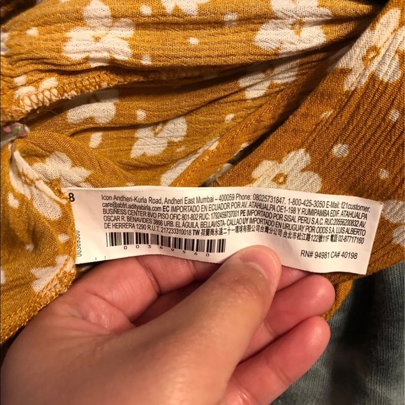 Forever21 Yellow Crop Top Blouse! - Picture 5 of 5